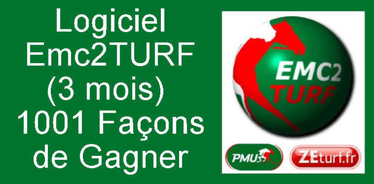  Logiciel Emc2TURF Paris Hippiques en ligne